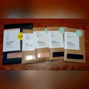 FIVE PAIRS Knix Size 3x underwear NWT